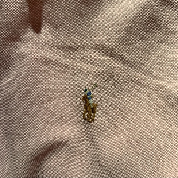 Men’s Ralph Lauren Classic Fit Dress Shirt Size L Color Salmon - Picture 6 of 6